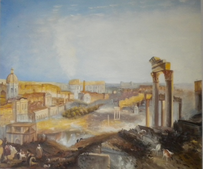 store falso d'autore Roma moderna di William Turner